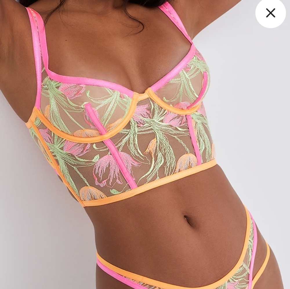New!For Love and Lemons Tulip Bustier Bra